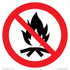 Prohibition: No campfire